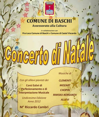 A Baschi note festose con il concerto di Natale
