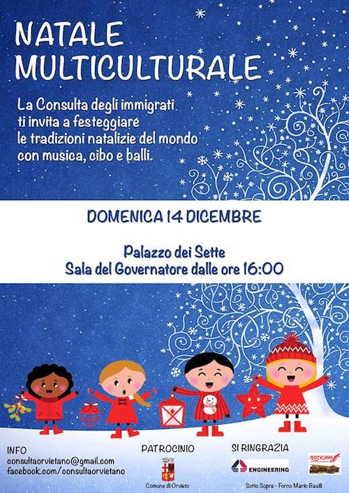 "Natale Multiculturale" insieme alla Consulta per l'Immigrazione