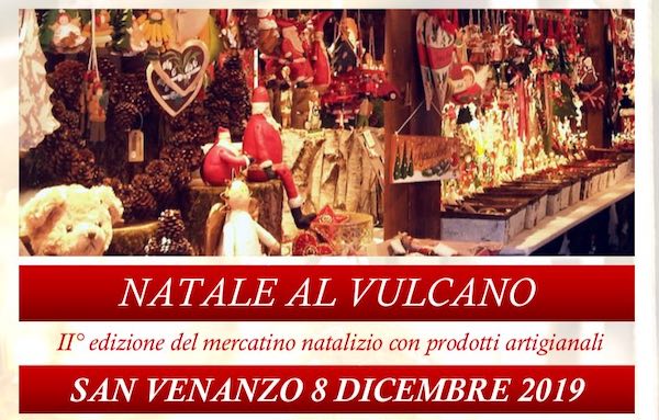 “Natale al Vulcano”. Seconda edizione per il mercatino di prodotti artigianali