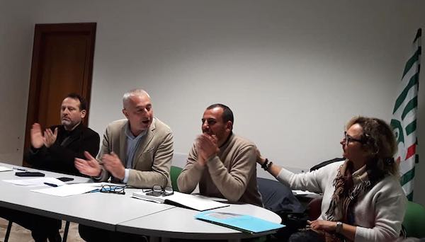 Valerio Natili riconfermato coordinatore dell'area sindacale Cisl di Perugia e zona del Lago