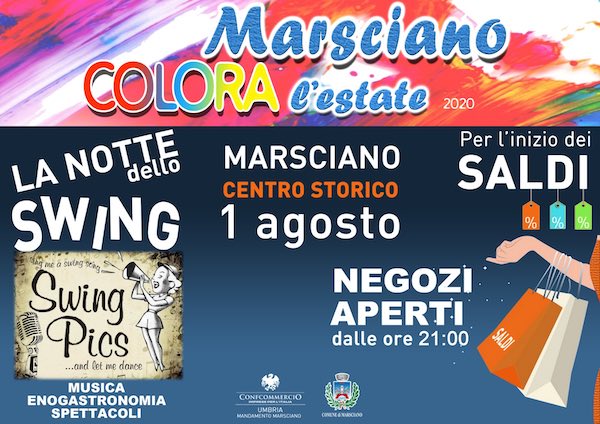 Apertura serale dei negozi e musica, è "La Notte dello Swing"