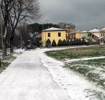 Emergenza neve e ghiaccio. Pomeriggio complicato nell'Orvietano