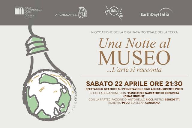 Luci basse per l'Earth Day. Al Colle del Duomo, di notte l'arte si racconta