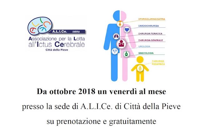 A.L.I.Ce. Umbria propone consulenze mediche gratuite
