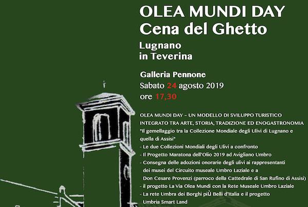 "Olea Mundi Day" tra arte, storia e tradizione. Torna la Cena del Ghetto