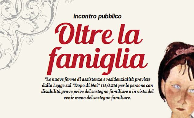 "Oltre la famiglia". Incontro pubblico alla Sala Malerba sulle nuove forme di assistenza e residenzialità