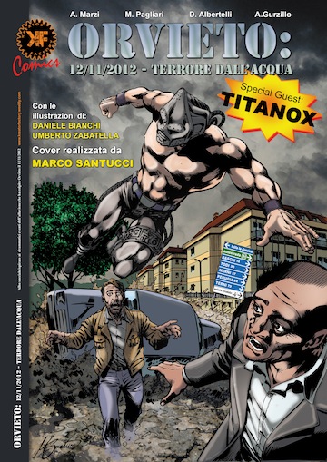 A Perugia Comics anche il supereroe Titanox: un fumetto ispirato all'alluvione di novembre a Orvieto