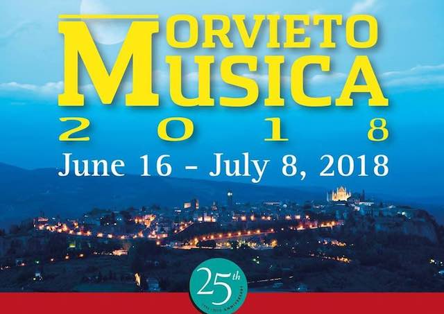 "Orvieto Musica 2018", gli appuntamenti di luglio 