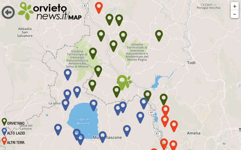 Nasce "OrvietoNewsMap", la mappa interattiva per leggere le notizie