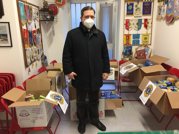 Sesta consegna di derrate alimentari per il Lions Club di Orvieto