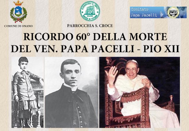 La Parrocchia ricorda i 60 anni della morte di Papa Pio XII