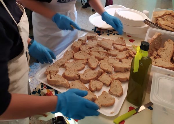 La "filiera a vista" nella Mensa Scolastica di Montegabbione