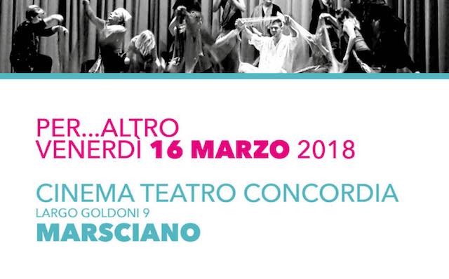 L'Aucc invita allo spettacolo "Per...altro" al Teatro Concordia