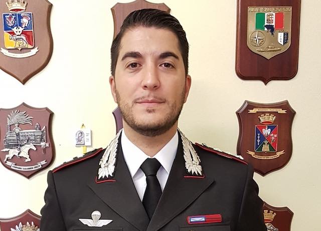 Il capitano Alessio Perlorca è il nuovo comandante della Compagnia Carabinieri