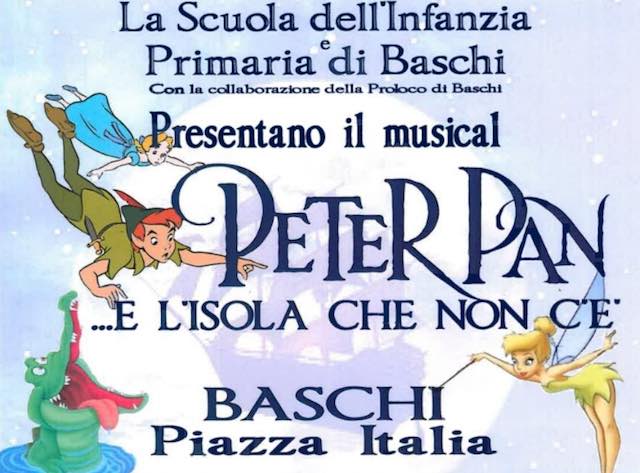 In Piazza Italia va in scena il musical "Peter Pan e l'Isola che non c'è"