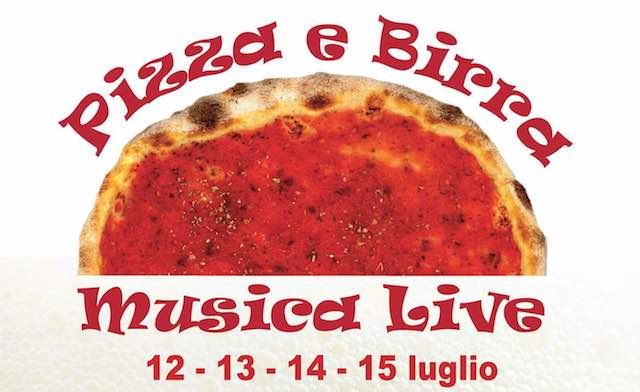 Pizza, birra e musica live in Piazza Santa Maria. "Tutti frutti" in Via Umberto I
