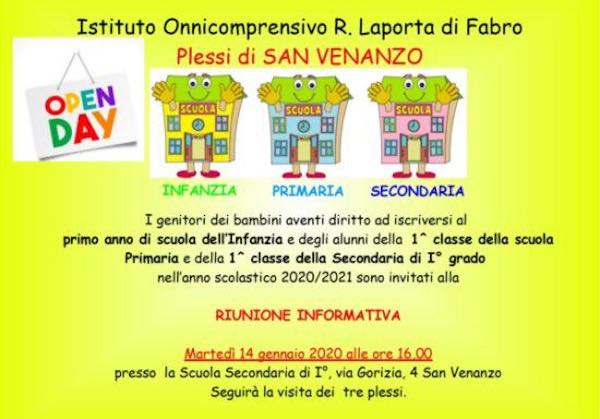 Open Day all'Istituto "Laporta". Riunione informativa e visita ai plessi