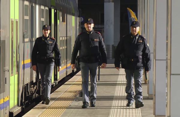 Controlli della Polfer nelle stazioni di Umbria, Marche e Abruzzo