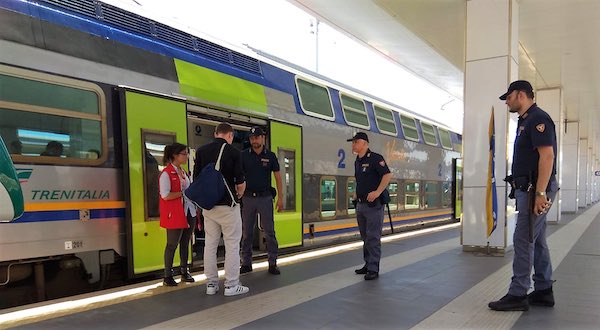 Controlli della Polfer nelle stazioni di Umbria, Marche e Abruzzo