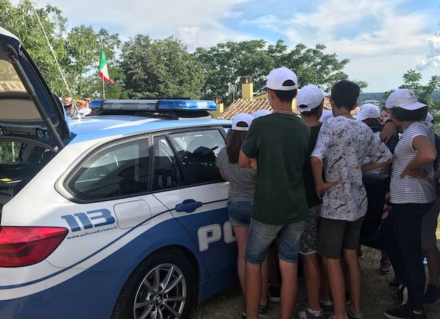 La Polizia Stradale partecipa al campus "Anche io sono la Protezione Civile"