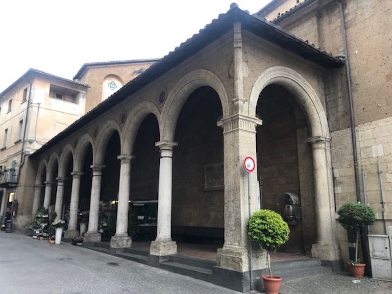Portico della Chiesa di Sant'Andrea, oggi