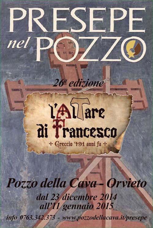 Ventiseiesima edizione del Presepe nel Pozzo: "L'Altare di Francesco"