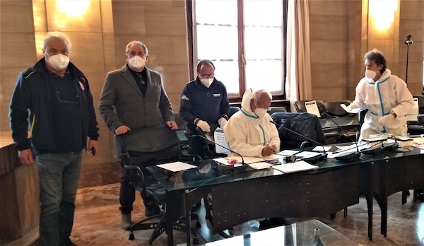 Screening sui dipendenti a Palazzo Bazzani. Lattanzi: "Siamo l'unico ente provinciale in Italia"
