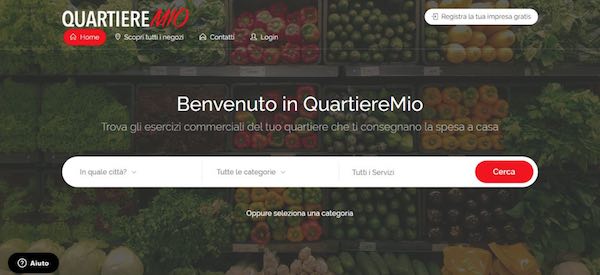 "Quartiere Mio", online la piattaforma a supporto delle imprese