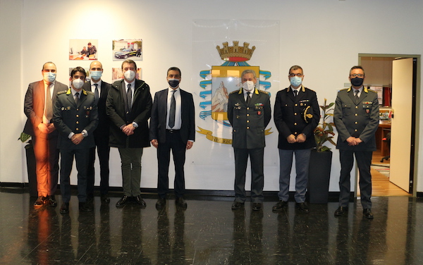 Il nuovo questore in visita al Comando Provinciale della Guardia di Finanza