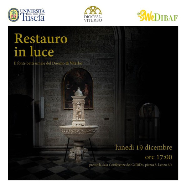 "Di Lunedì". Incontri sul restauro nella Tuscia & Conferenze al Sistema Museale di Ateneo