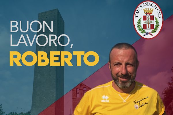 Roberto Blasi è il nuovo allenatore del Tarquinia Calcio