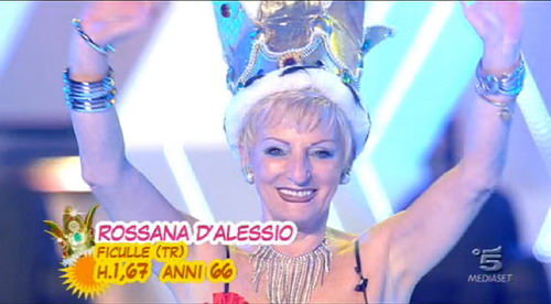 Rossana D'Alessio, orvietana doc, vincitrice di una puntata di "Velone"