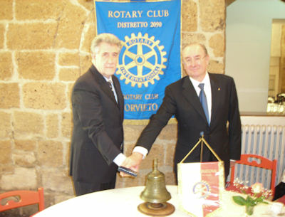 Arnaldo Capini è il nuovo Presidente del Rotary Club Orvieto