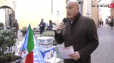 Primarie Alleanza Nazionale e Fratelli d'Italia a Orvieto. Video intervista ad Andrea Sacripanti