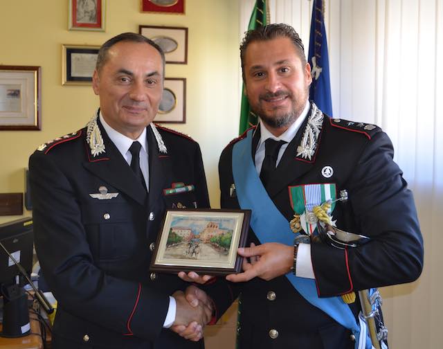 Carabinieri, il tenenente colonnello Celi lascia l'incarico di comandante del Reparto Operativo