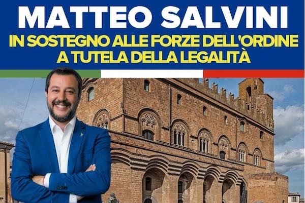 Sold out per Salvini a Fabro, convegno al Palazzo dei Congressi