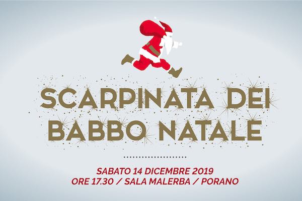Torna per solidarietà la "Scarpinata dei Babbo Natale"