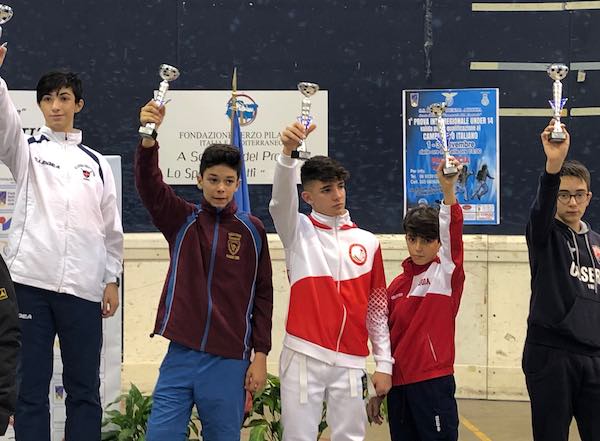 Scherma, 1° Prova Interregionale ad Ariccia. Lo Conte terzo, Rocchigiani sesto