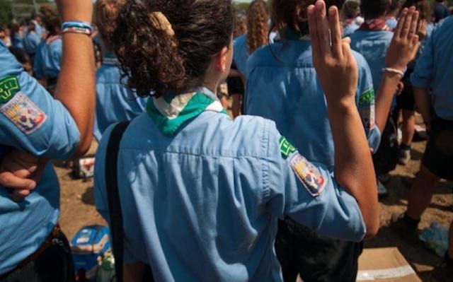 Trentacinque giovanissimi scout all'Etruria Dragon
