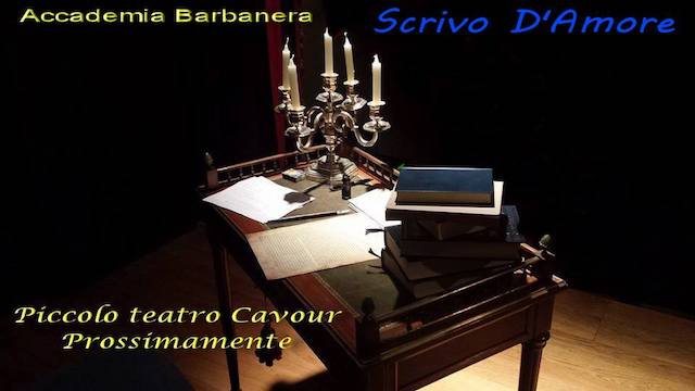 Al Piccolo Teatro Cavour di Bolsena si presenta l'antologia "Scrivo d'Amore"