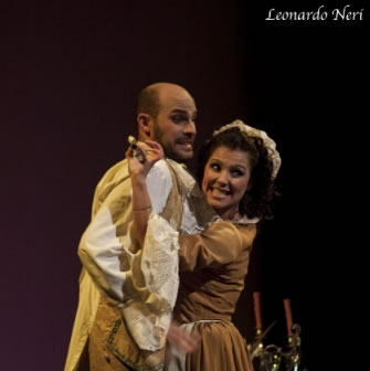 "La serva padrona" al Teatro S. Cristina di Porano. Sandra e Raimondo in chiave settecentesca