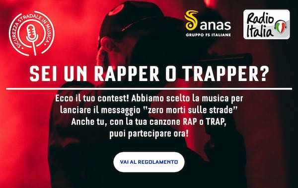 Una canzone per una guida sicura, c'è il contest di Anas e Radio Italia