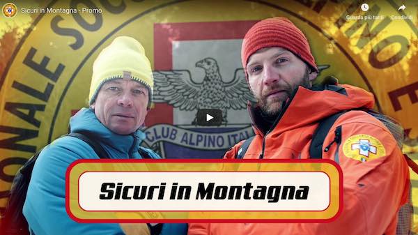 "Sicuri in Montagna". Arriva la serie video del Soccorso Alpino