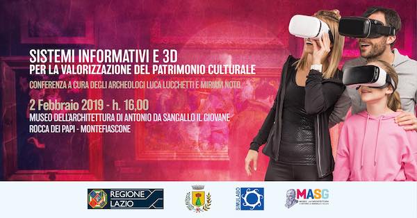 "Sistemi informativi e 3D per la valorizzazione del patrimonio culturale"