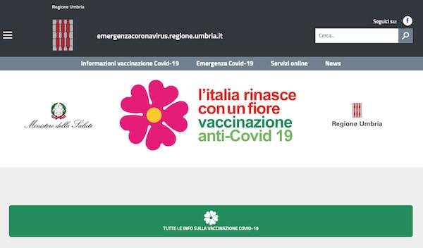 Covid-19, i dati giornalieri relativi ai vaccini in Umbria