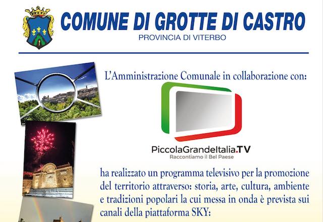 Sulla piattaforma Sky, va in onda la promozione del territorio
