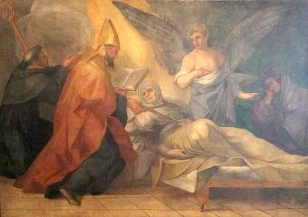 Collocati alle pareti della Chiesa di Villanova i primi tre affreschi