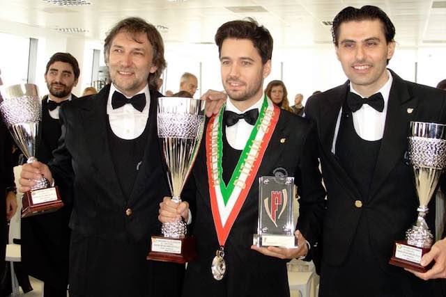 Maurizio Filippi arriva terzo al concorso "Miglior sommelier d'Italia. Premio Franciacorta"