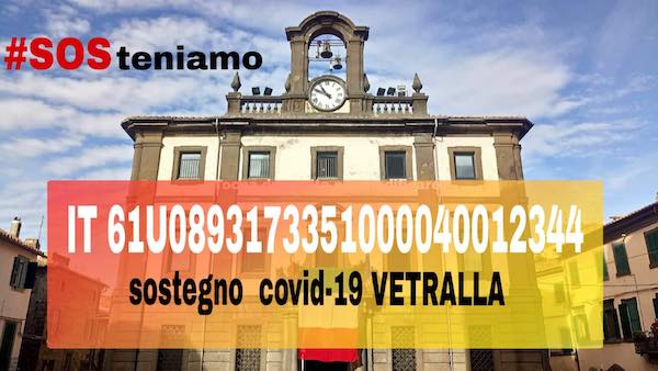 "Sosteniamo Vetralla", già raccolti circa 3.000 euro