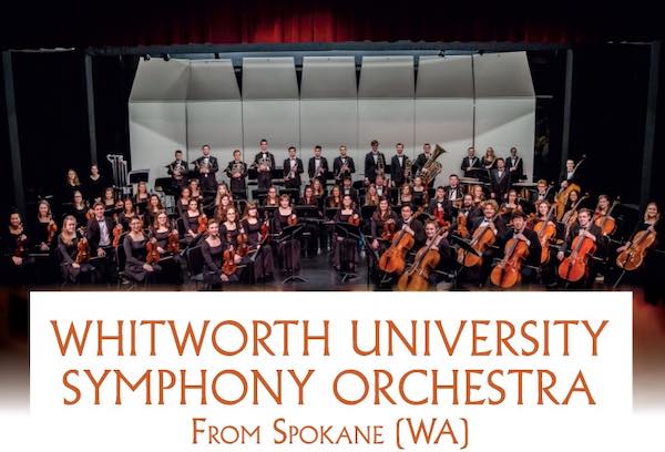 Whitworth University Symphony Orchestra in concerto nella Chiesa di Sant'Andrea